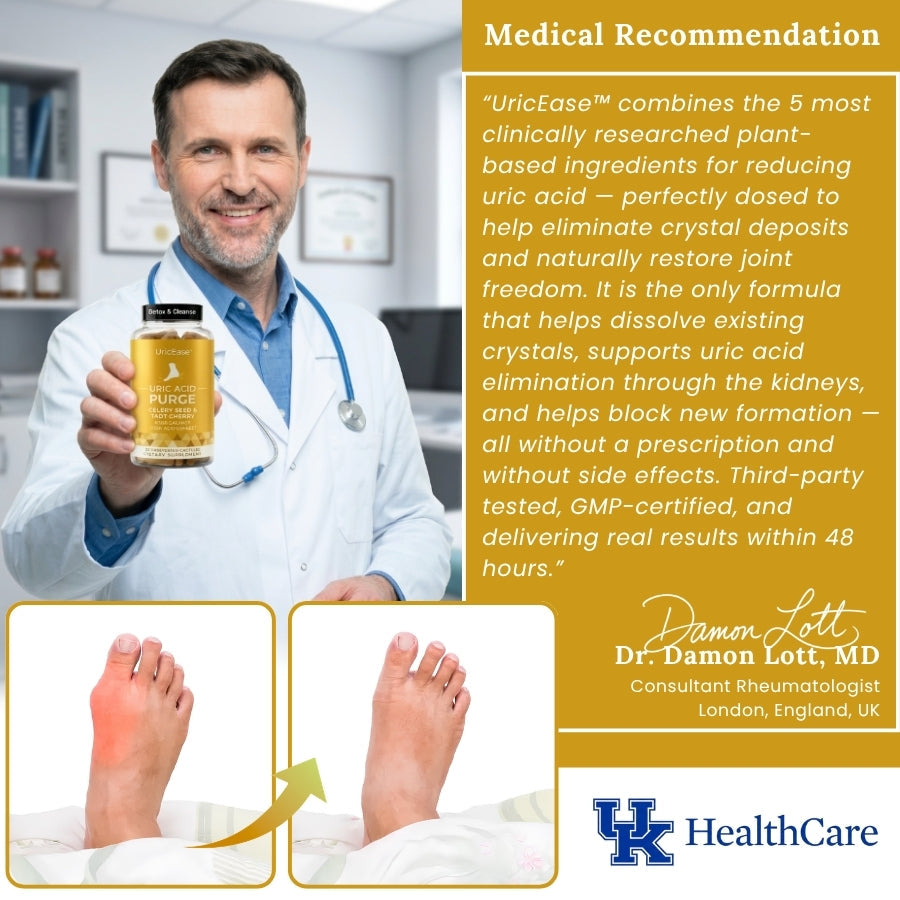 UricRelief™ | Daily Uric Acid & Joint Support Capsules