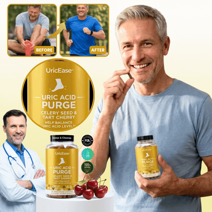 UricRelief™ | Daily Uric Acid & Joint Support Capsules