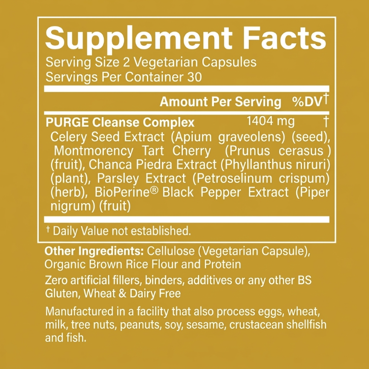 UricRelief™ | Daily Uric Acid & Joint Support Capsules